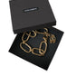 Dolce & Gabbana Gold Tone Brass Large Link Chain Jewelry Necklace