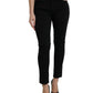 Dolce & Gabbana Chic Black Mid Waist Denim Jeans