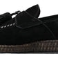 Dolce & Gabbana Chic Black Suede Espadrille Sneakers