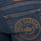 Dolce & Gabbana Blue Slim Fit Cotton Skinny Men Denim Jeans