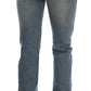 Costume National Chic Blue Slim Fit Designer Jeans