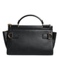 Dolce & Gabbana Black Leather SICILY Top Handle Crossbody Bag