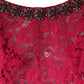 Dolce & Gabbana Pink Lace Crystal Sheath Long Gown Dress