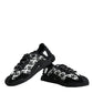 Dolce & Gabbana Black Logo Lace Up Low Top NS1 Sneakers Shoes