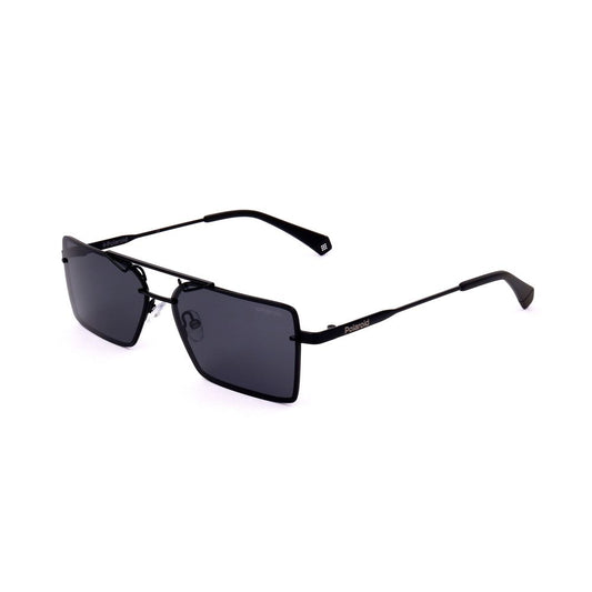 Polaroid Black Metal Sunglasses