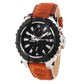 Timberland Brown Leather Sport Watch