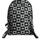 Dolce & Gabbana Black White DG Crown Logo Nylon Backpack Bag