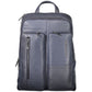 Piquadro Blue Leather Backpack