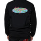 MSGM Black Cotton Full Zip Bomber Long Sleeves Jacket