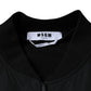MSGM Black Cotton Full Zip Bomber Long Sleeves Jacket