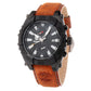 Timberland Brown Leather Dress Watch