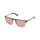 Police Gray Metal Sunglasses