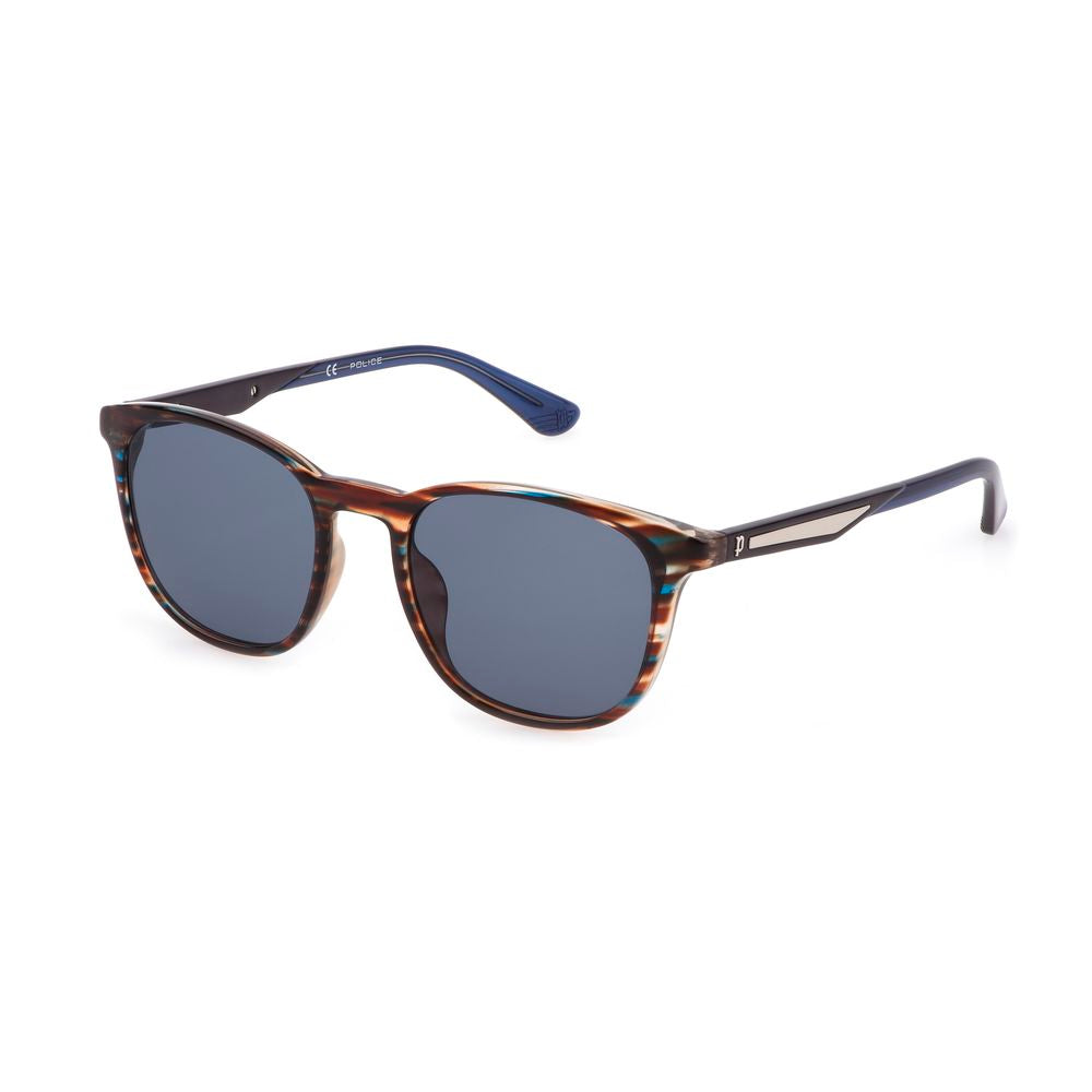 Police Blue Acetate Sunglasses