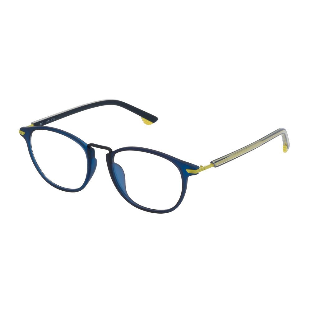 Police Blue Plastic Frames