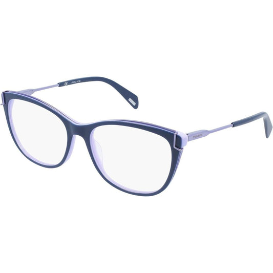 Police Blue Plastic Frames