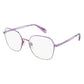 Police Purple Metal Frames