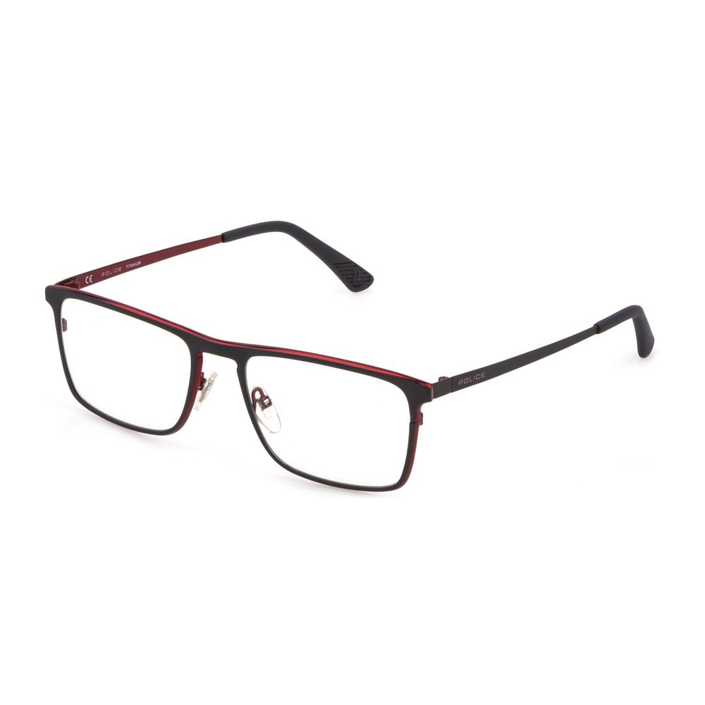 Police Red Metal Frames