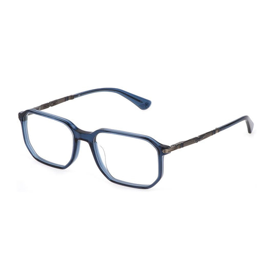 Police Blue Plastic Frames