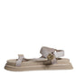 Dolce & Gabbana Beige Nappa Devotion Strap Men Sandals Shoes