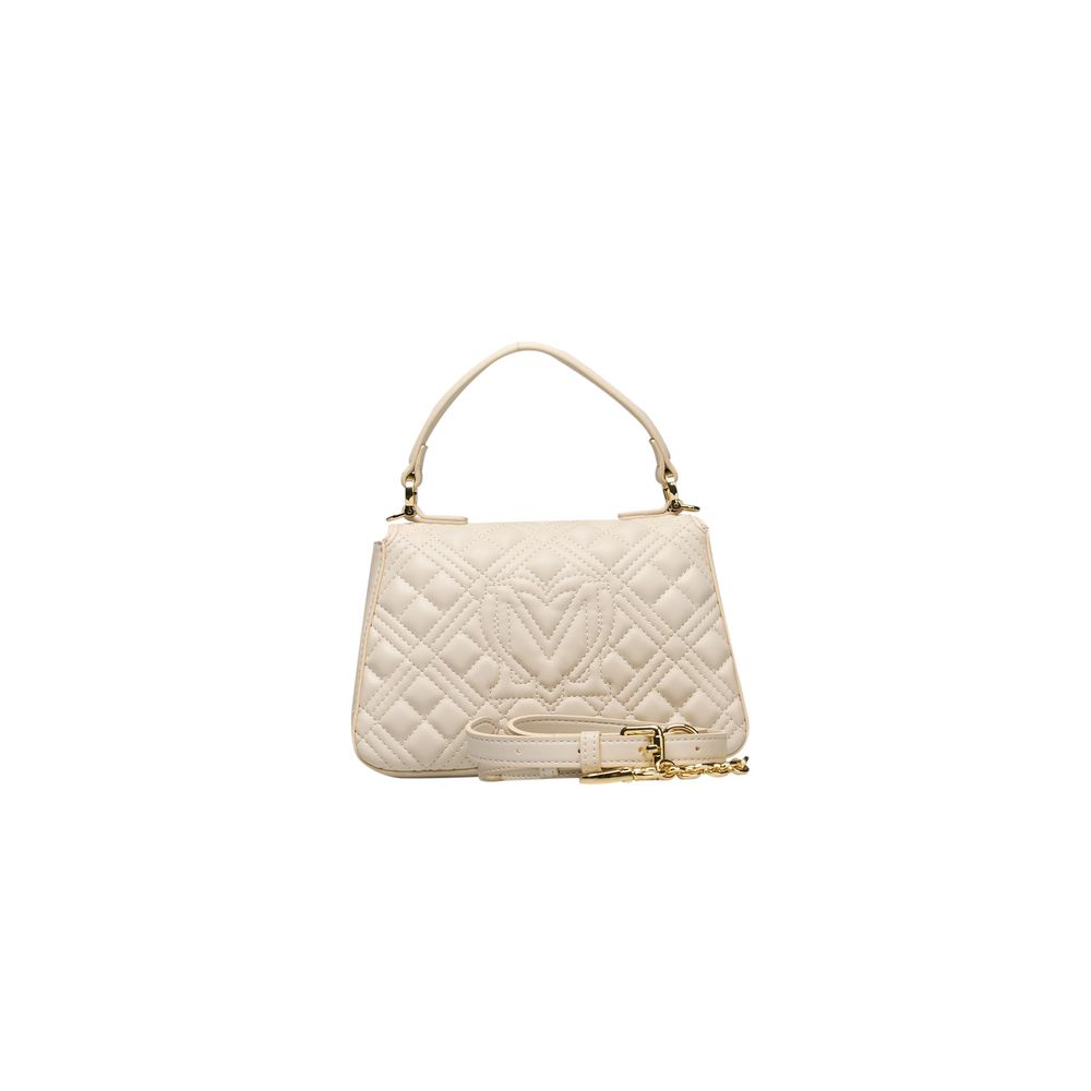 Love Moschino Beige Polyethylene Women Handbag