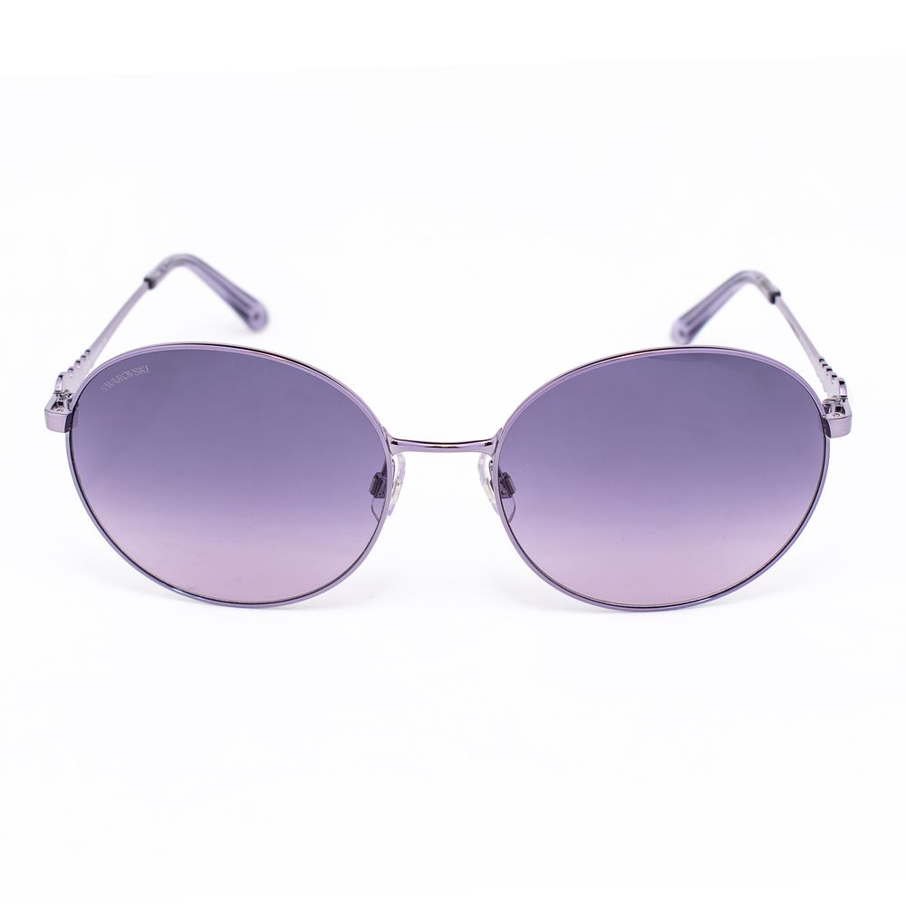 Swarovski Purple Metal Sunglasses