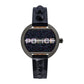 Police Black Leather Watch