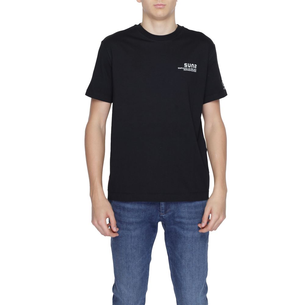 Suns Black Cotton T-Shirt