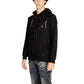 Icon Black Cotton Hoody