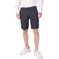 Armani Exchange Blue Cotton Short