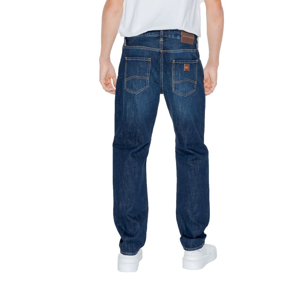 Armani Exchange Blue Cotton Jeans & Pant