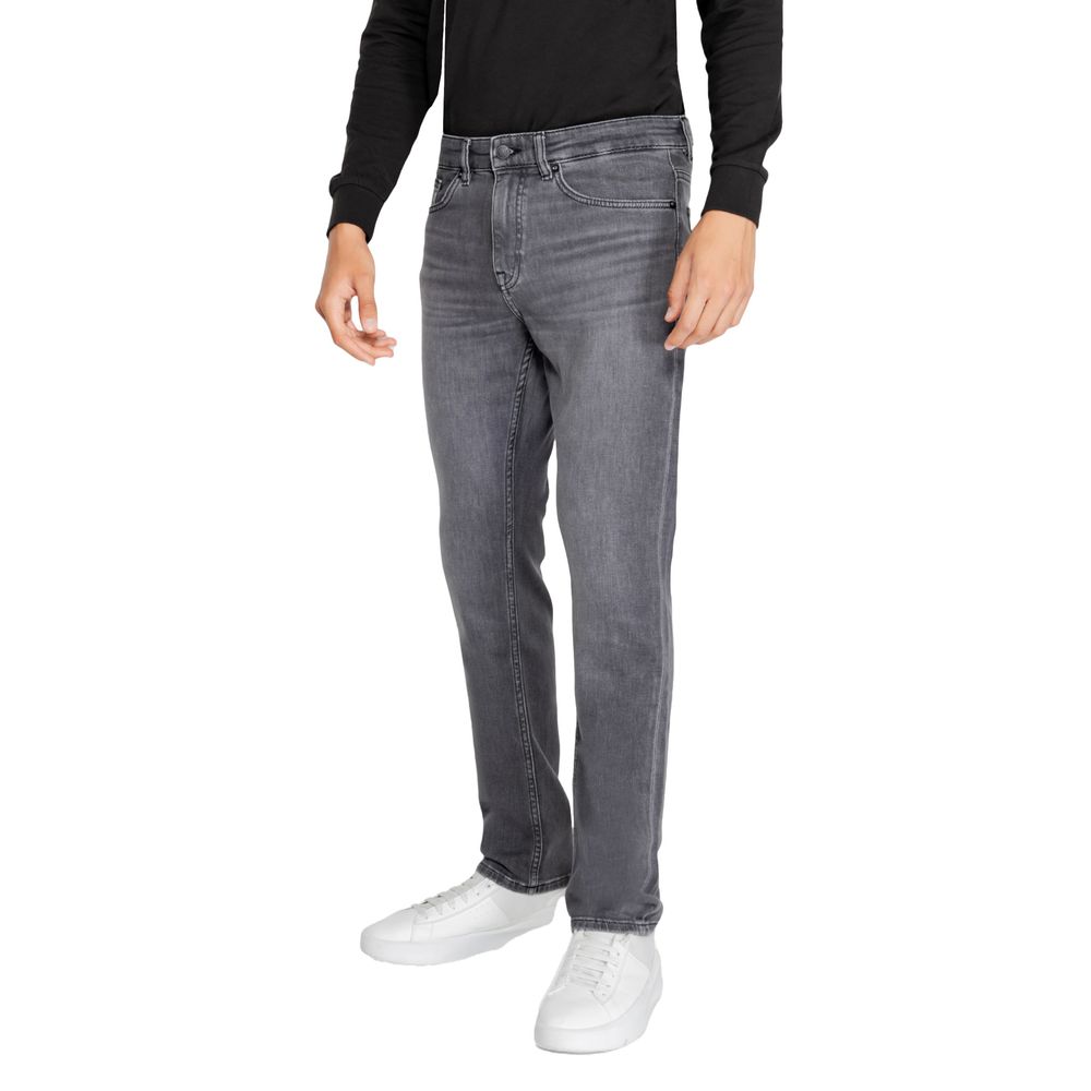 Hugo Boss Black Cotton Jeans & Pant