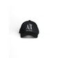 Armani Exchange Black Cotton Hats & Cap