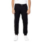 Armani Exchange Black Cotton Joggers (Workout Pants)