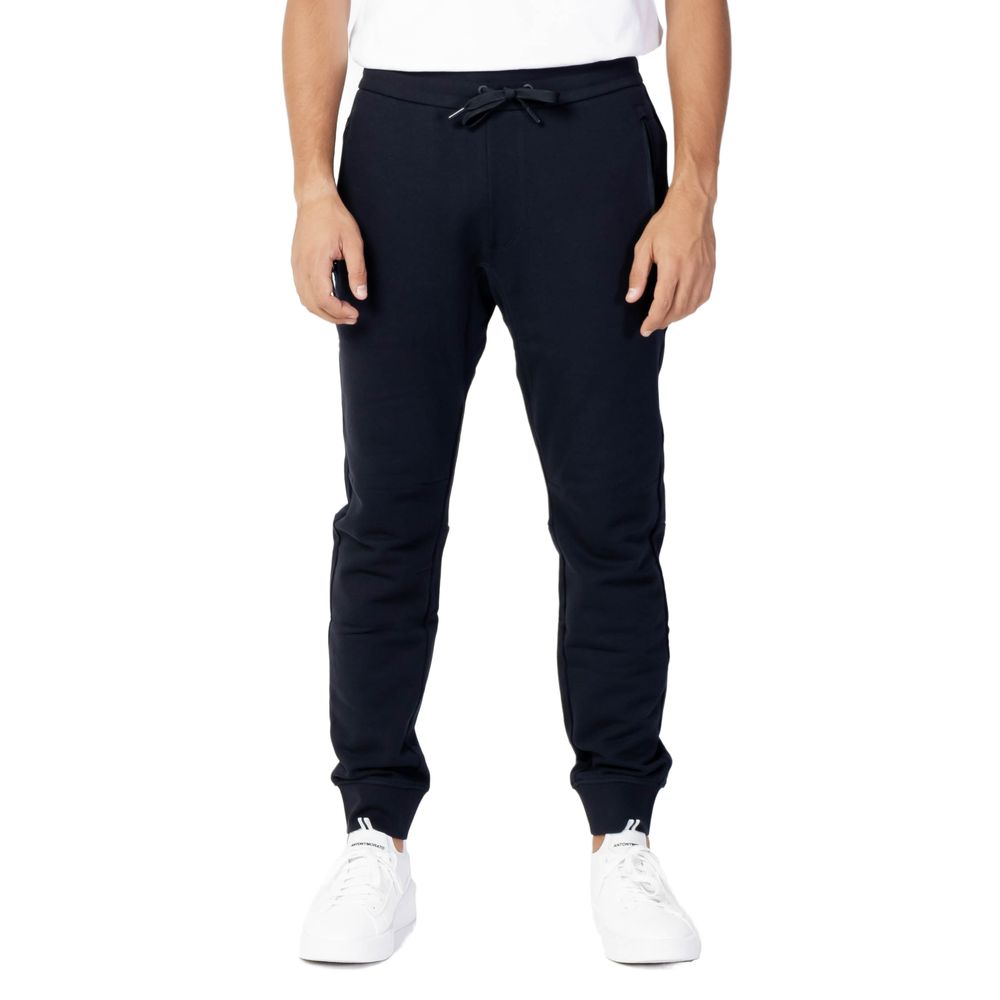 Armani Exchange Blue Cotton Joggers (Workout Pants)