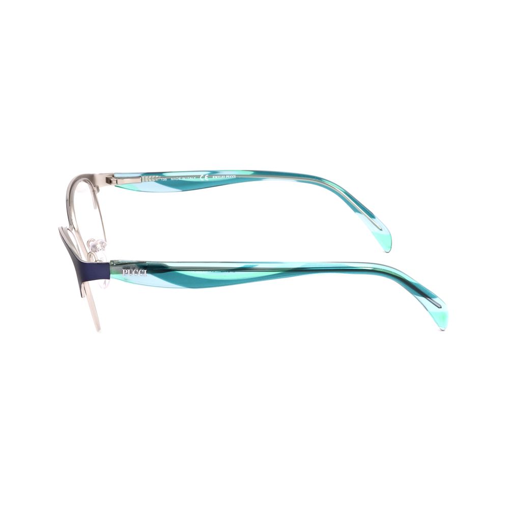 Emilio Pucci Silver Metal Frames