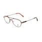 Tod's Brown Metal Glasses (Frames)