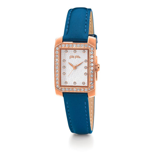 Folli Follie Blue Leather Watch