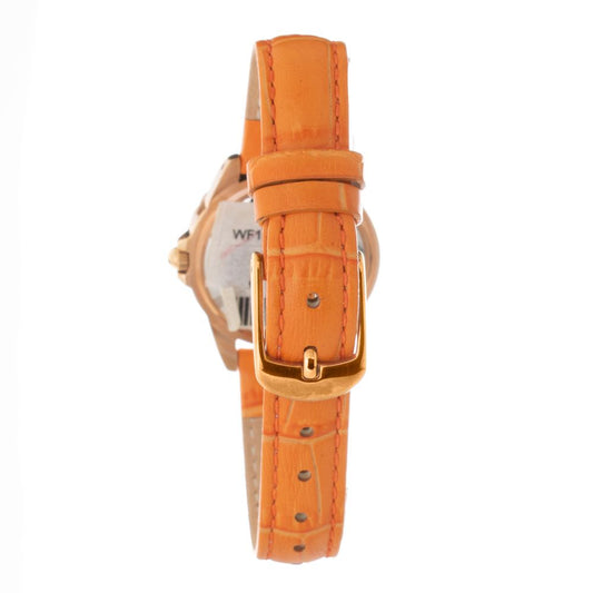 Folli Follie Orange Leather Watch