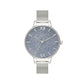 Olivia Burton Silver Steel Watch