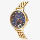 Olivia Burton Gold Stainless Steel Dress Watch
