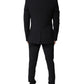 Dolce & Gabbana Black Wool MARTINI Formal 3 Piece Suit