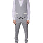 Dolce & Gabbana Gray Wool 3 Piece Slim Fit Formal Suit