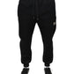 Dolce & Gabbana Black Modal DG Logo Jogger Men Sweatpants Pants