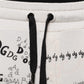 Dolce & Gabbana White Printed Cotton Jogger Sweatpants Pants