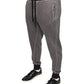 Dolce & Gabbana Gray Cotton Jogger Jogging Pants