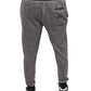 Dolce & Gabbana Gray Cotton Jogger Jogging Pants