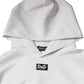Dolce & Gabbana White D&G Logo Hooded Men Sweatshirt Sweater