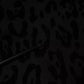 Dolce & Gabbana Black Leopard Cotton Hooded Full Zip Sweater
