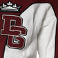 Dolce & Gabbana Red White Logo Full Zip Sweatshirt Sweater