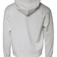 Dolce & Gabbana White DG Logo Hooded Men Sweatshirt Sweater